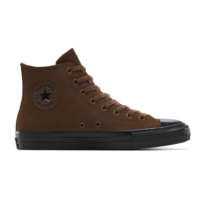 Converse CONS CTAS Pro Hi Suede - Dark Chocolate/Black sold by MENU