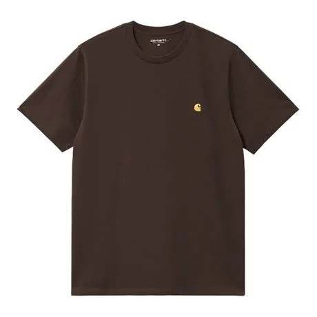 Carhartt WIP Chase T-Shirt -Tobacco/Gold sold by MENU