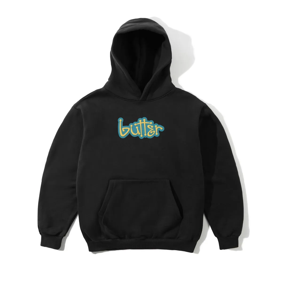 Butter Goods Connection Pullover Hood - Black sold by MENU