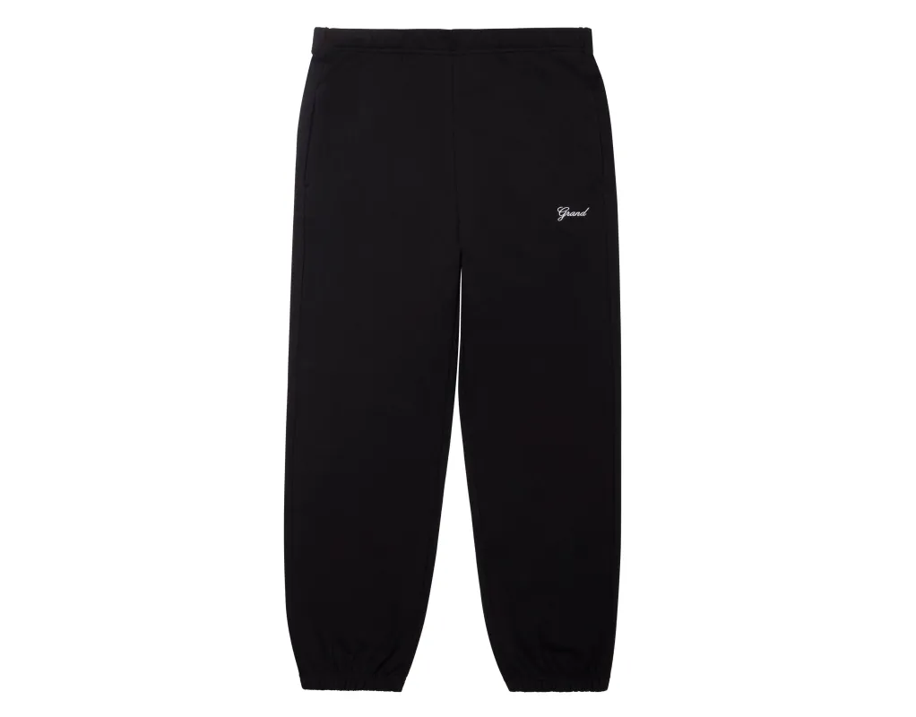 Grand Collection Script Sweatpants - Black sold by MENU