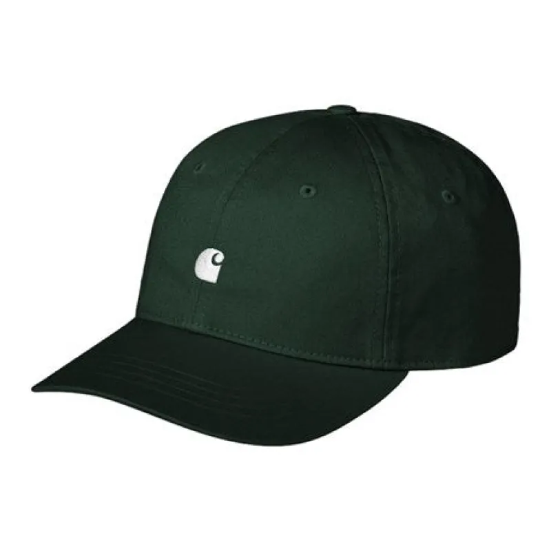 Carhartt WIP Madison Logo Cap - Conifer/White made by MENU