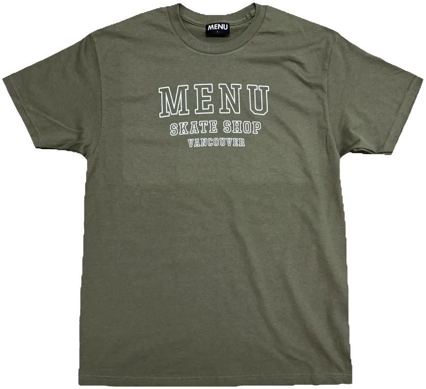 Menu MSV T-Shirt - Military Green sold by MENU