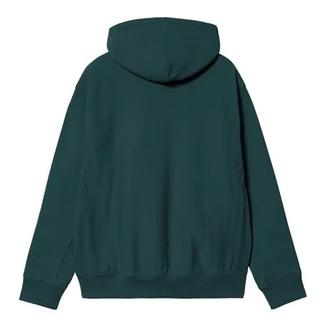Carhartt WIP Hooded American Script Sweatshirt - Deep Lagoon sold by MENU product image thumbnail 2
