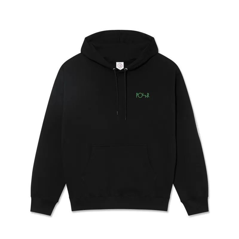 Polar Dave Hoodie Fill Logo Ourselves Collage - Black sold by MENU