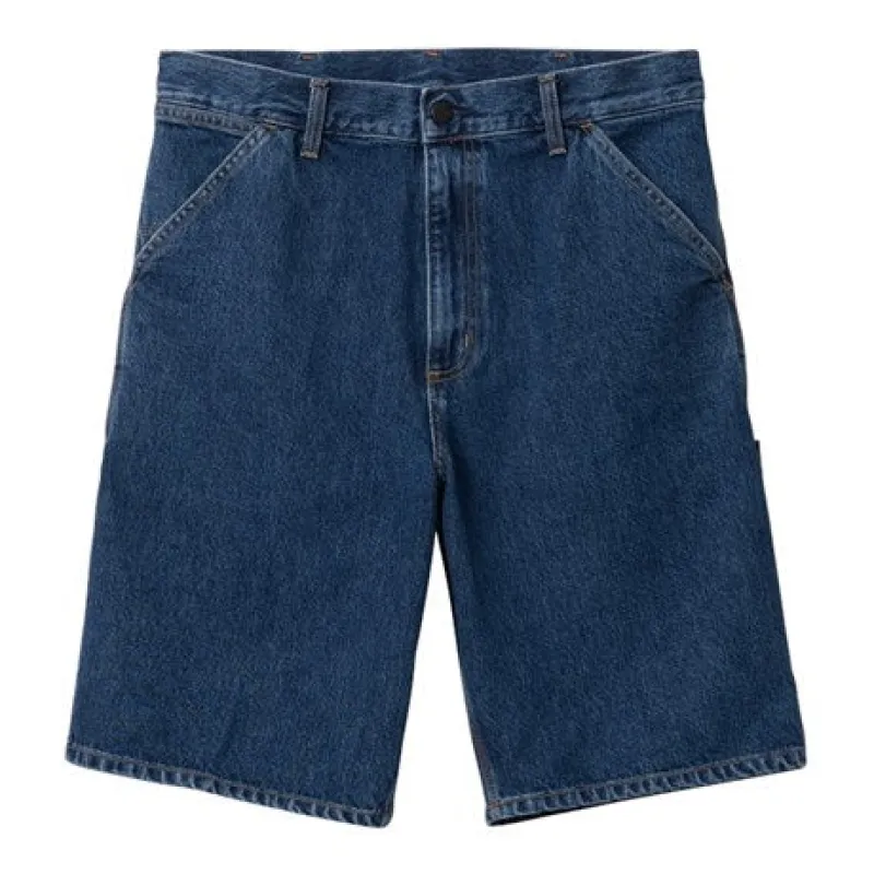 Carhartt WIP Single Knee Short - Blue Stone Washed sold by MENU