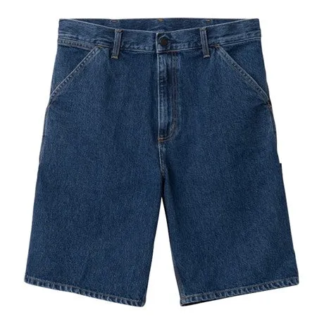 Carhartt WIP Single Knee Short - Blue Stone Washed sold by MENU