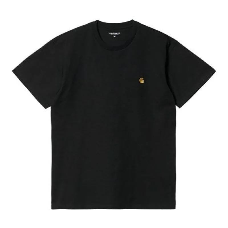 Carhartt WIP Chase T-Shirt - Black/Gold sold by MENU