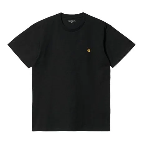 Carhartt WIP Chase T-Shirt - Black/Gold sold by MENU