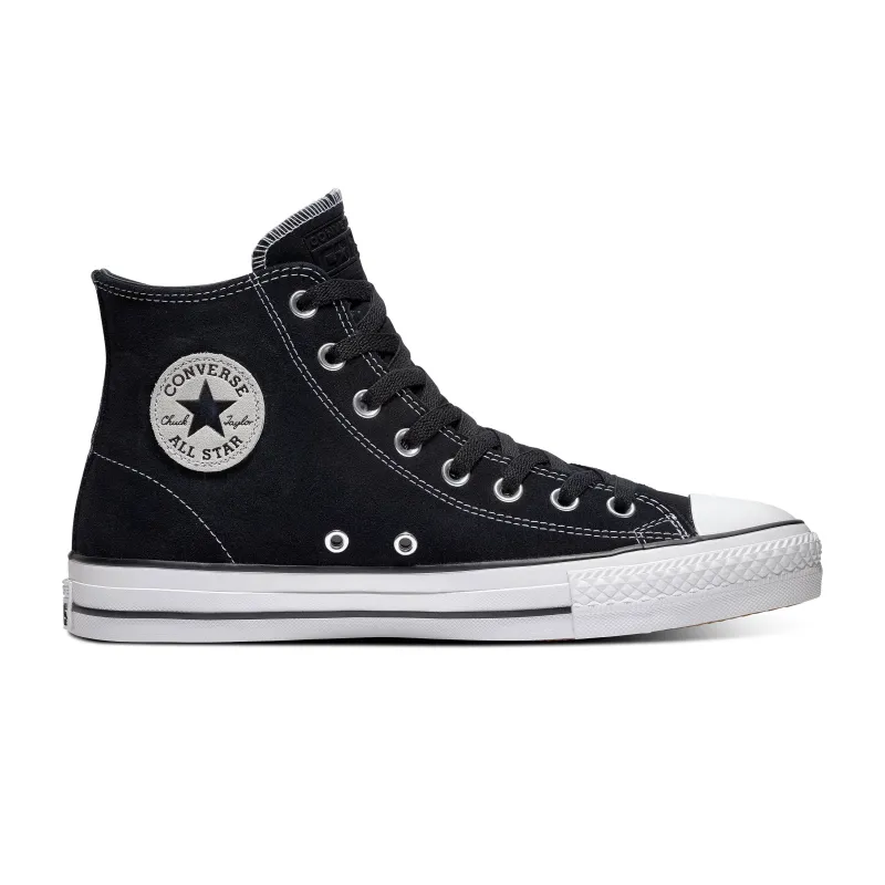 Converse CONS CTAS Pro Hi Suede - Black/Black/White sold by MENU