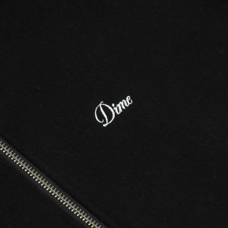 Dime Cursive Small Logo Zip-Hoodie - Black/White (Summer 2025) sold by MENU product image thumbnail 2