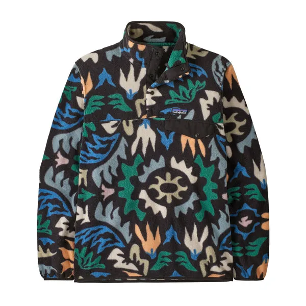 Patagonia LW Synchilla Snap-T P/O - Kaleidoscope: Black sold by MENU