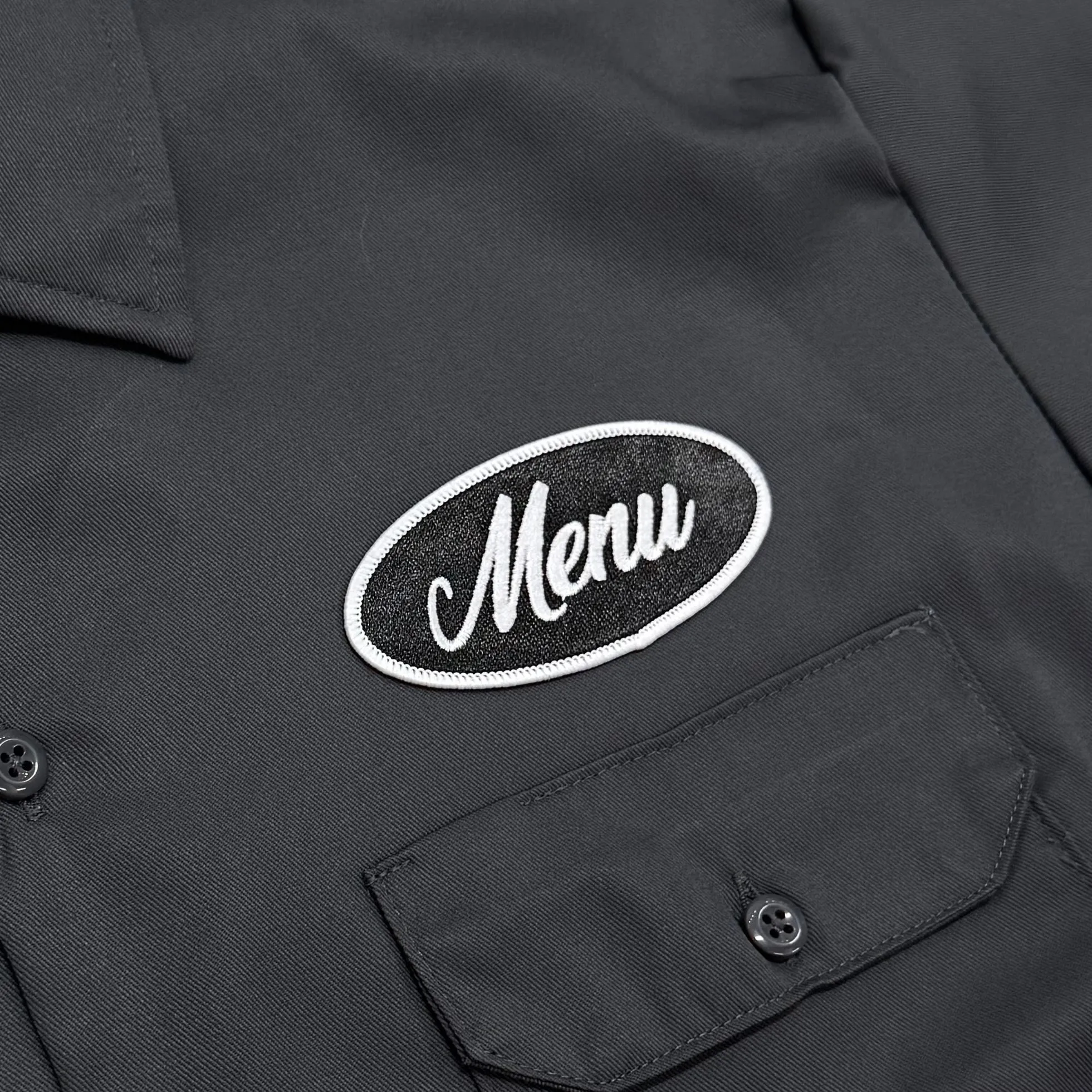 Dickies X Menu S/S Work Shirt - Charcoal sold by MENU product image thumbnail 2
