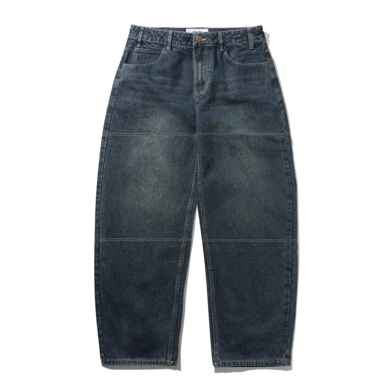 Cash Only Aleka Denim Jeans - Streaky Navy Wash sold by MENU