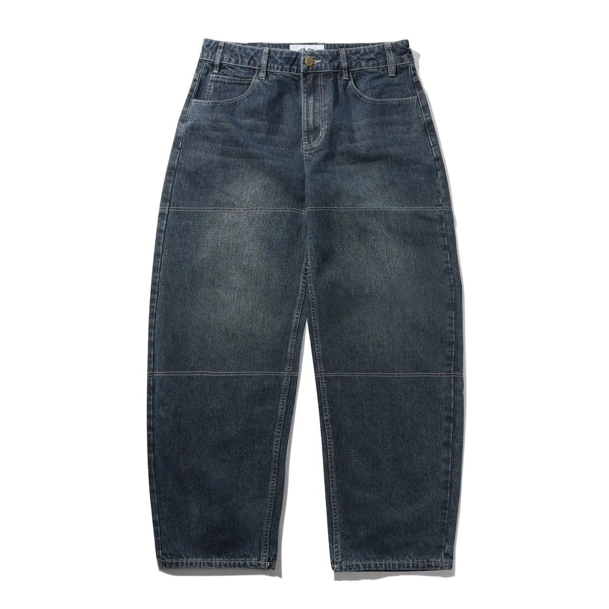 Cash Only Aleka Denim Jeans - Streaky Navy Wash sold by MENU