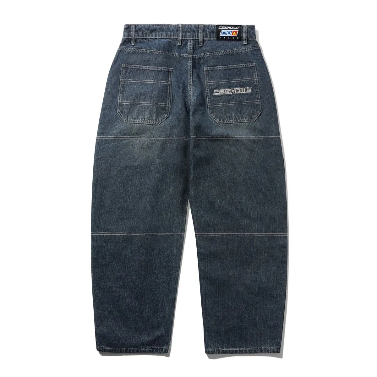 Cash Only Aleka Denim Jeans - Streaky Navy Wash sold by MENU product image thumbnail 2