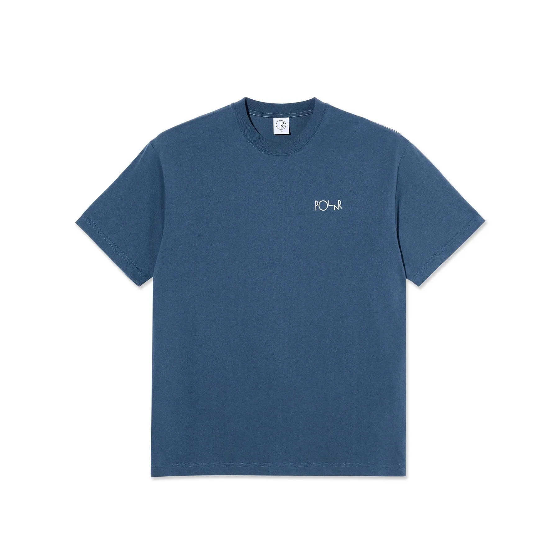 Polar Contrast Stroke Logo Tee - Grey Blue sold by MENU