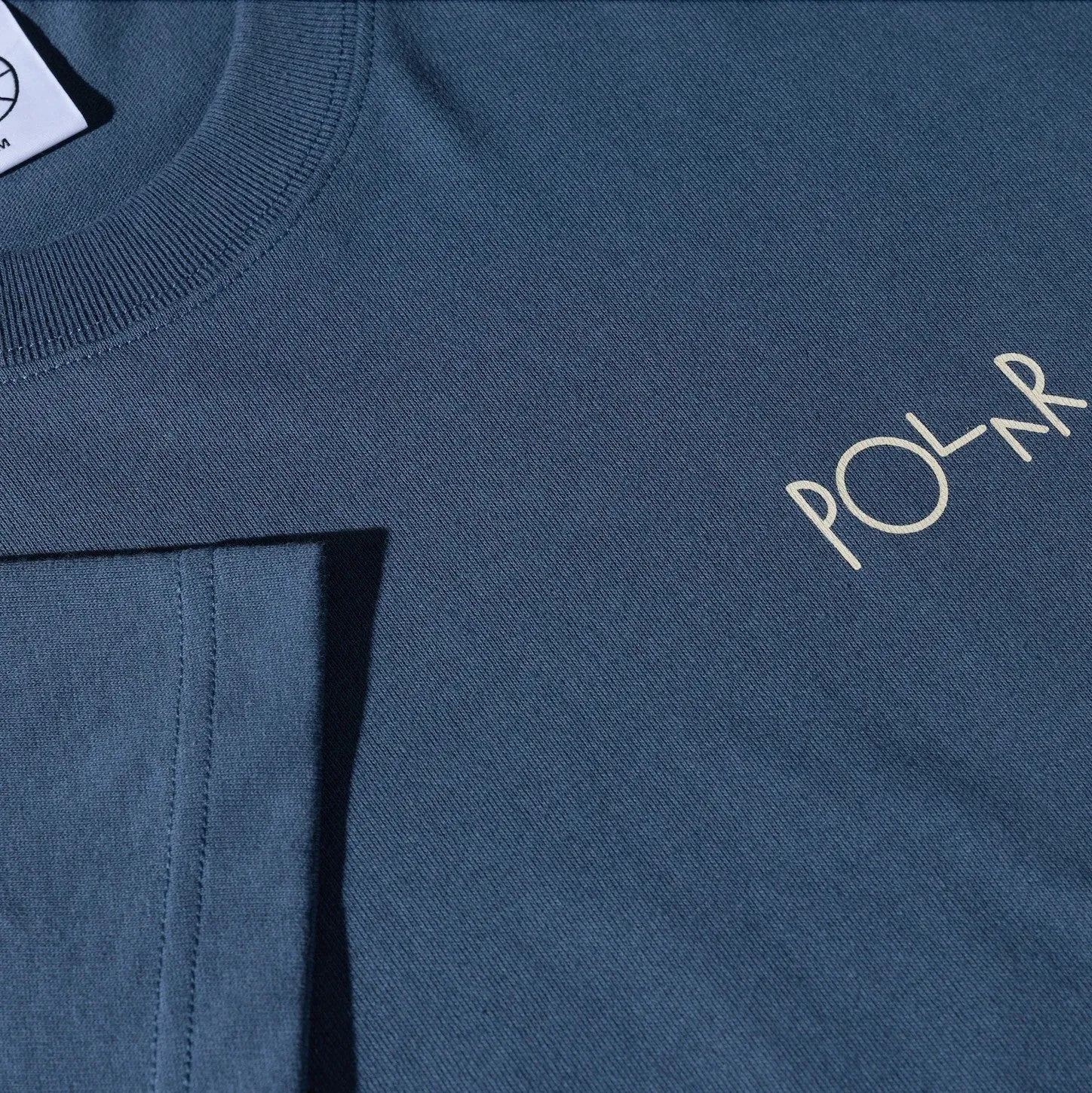 Polar Contrast Stroke Logo Tee - Grey Blue sold by MENU product image thumbnail 3