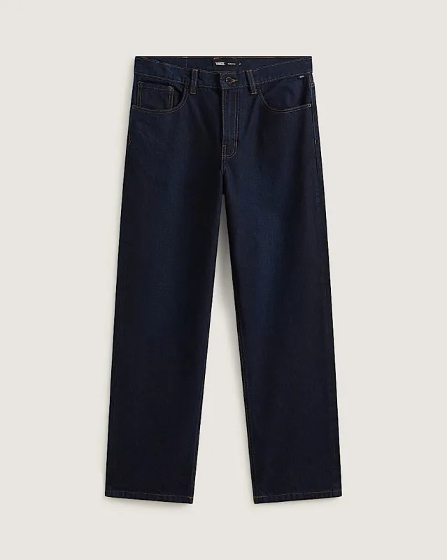 Vans Check-5 Loose Denim Pant 30L - Dark Rinse made by Vans