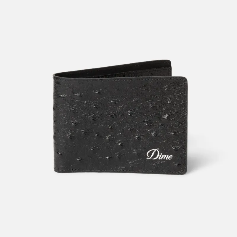 Dime Fauxstrich Wallet - Black made by Dime