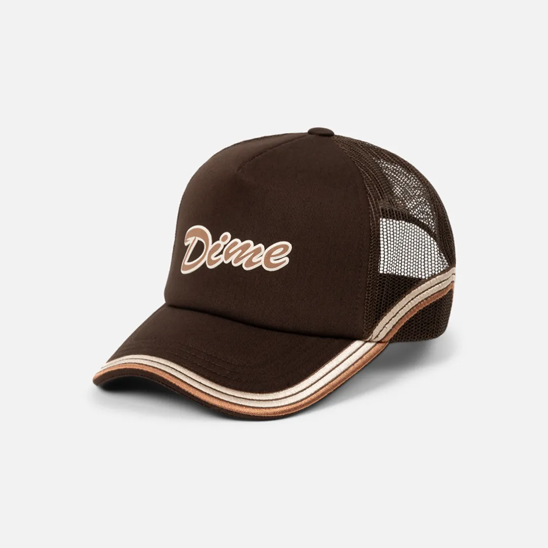 Dime Race Trucker Cap - Brown sold by MENU