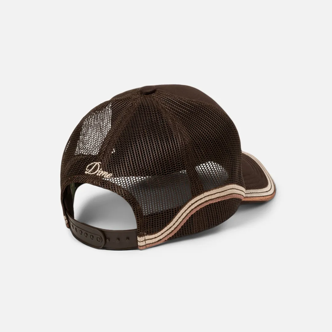 Dime Race Trucker Cap - Brown sold by MENU product image thumbnail 2