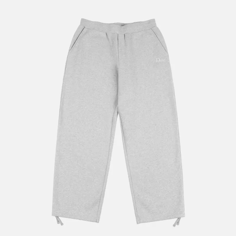 Dime Classic Small Logo Sweatpants - Heather Grey made by Dime