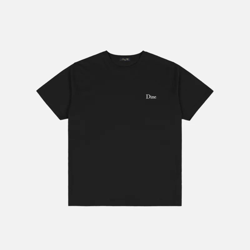Dime Classic Small Logo T-Shirt - Black made by Dime