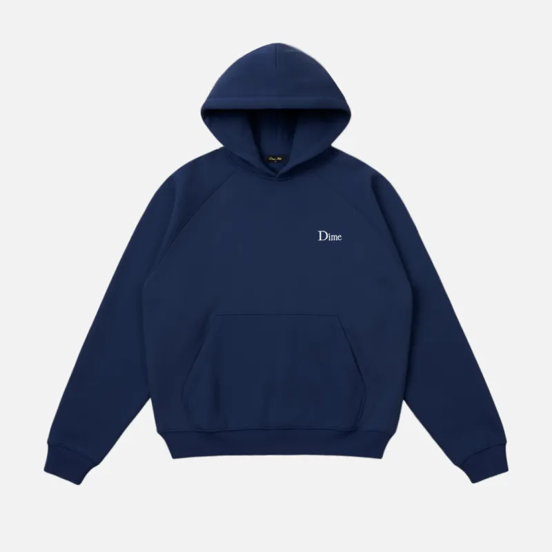Dime Classic Small Logo Hoodie - Midnight Navy made by Dime