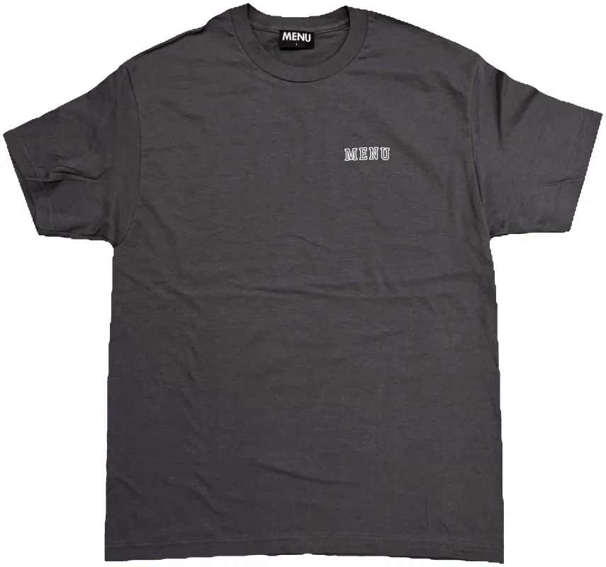 Menu Mini Arc T-Shirt - Charcoal made by MENU