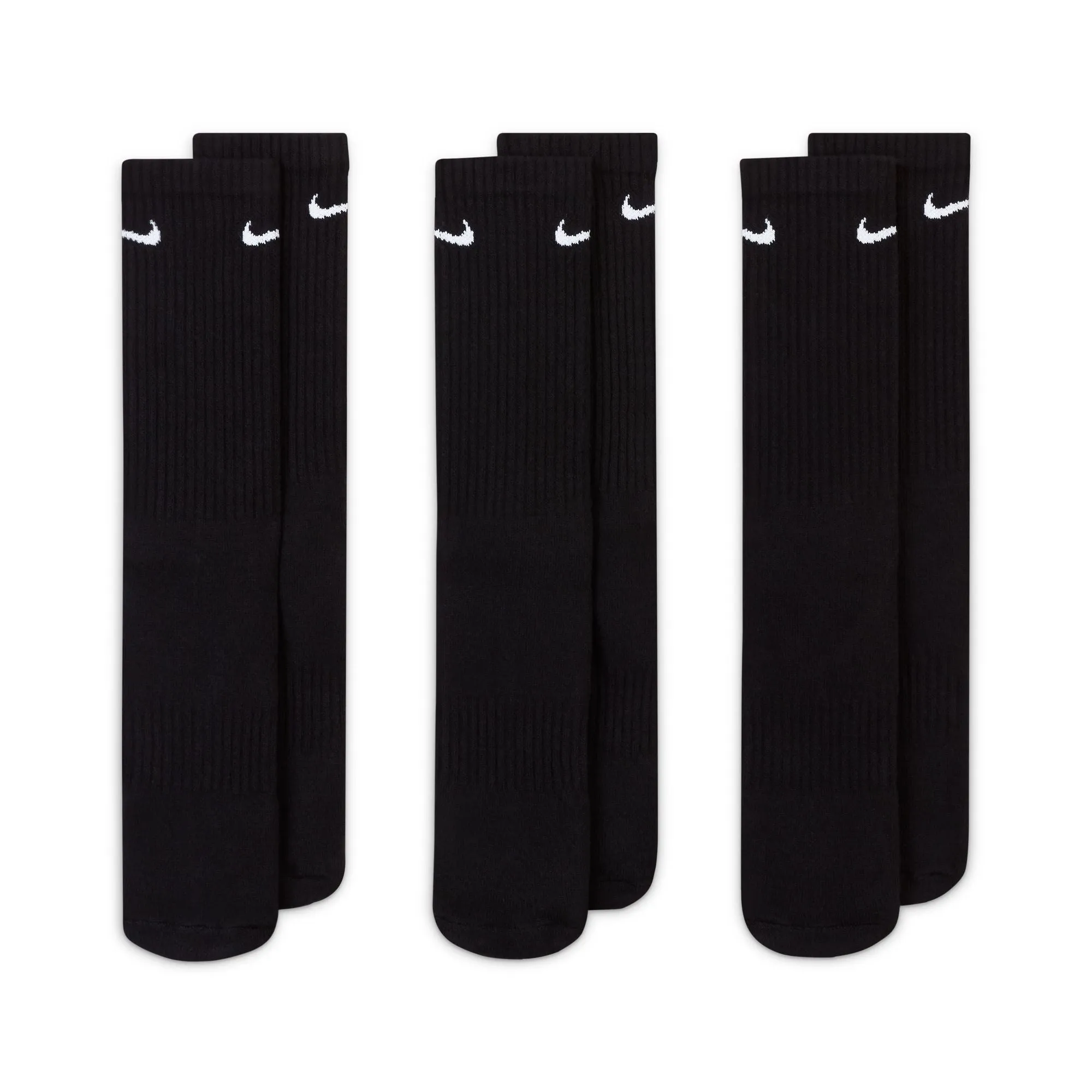 Nike Everyday Crew Socks 3 Pack - Black/White sold by MENU product image thumbnail 3