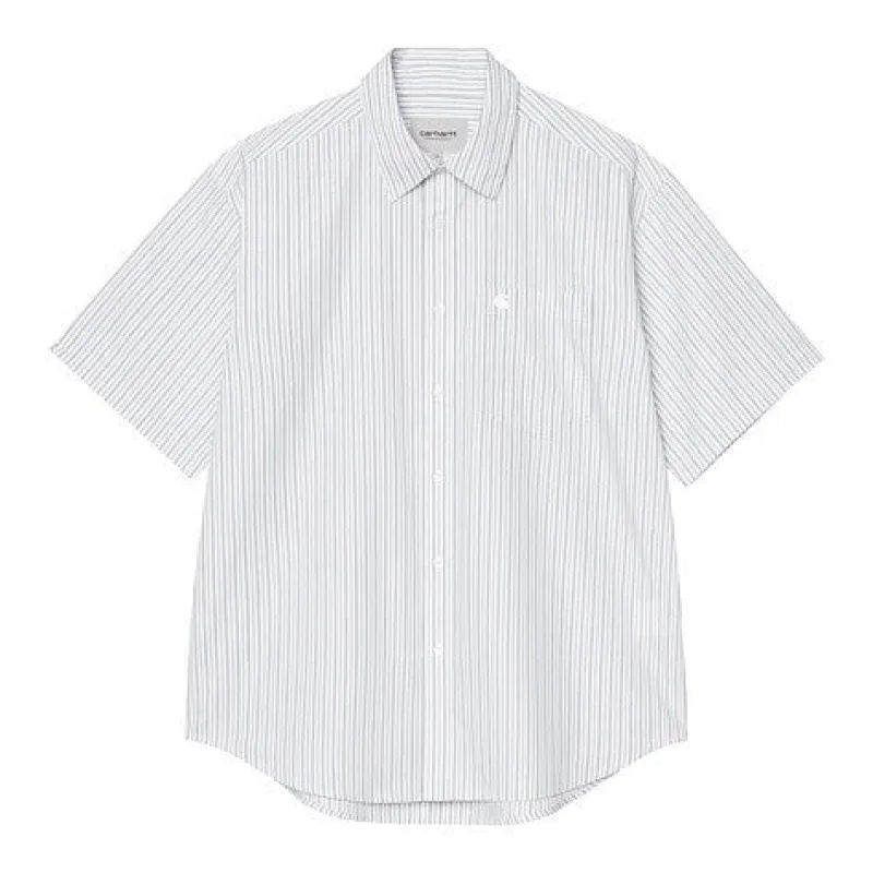 Carhartt WIP S/S Keene Shirt - White made by Carhartt WIP