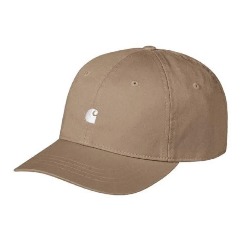 Carhartt WIP Madison Logo Cap - Leather/White made by Carhartt WIP