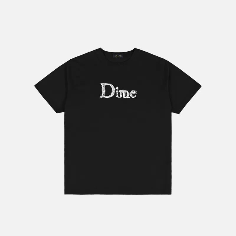 Dime Classic Spiked T-Shirt - Black made by Dime
