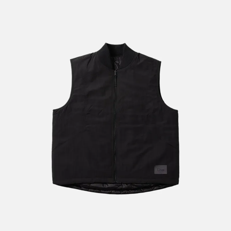 Dime Reversible Vest - Black made by Dime