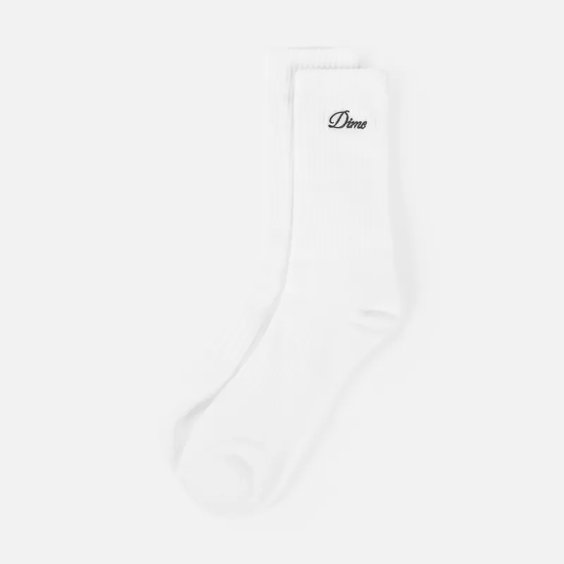 Dime Two Pack Long Socks - White made by Dime