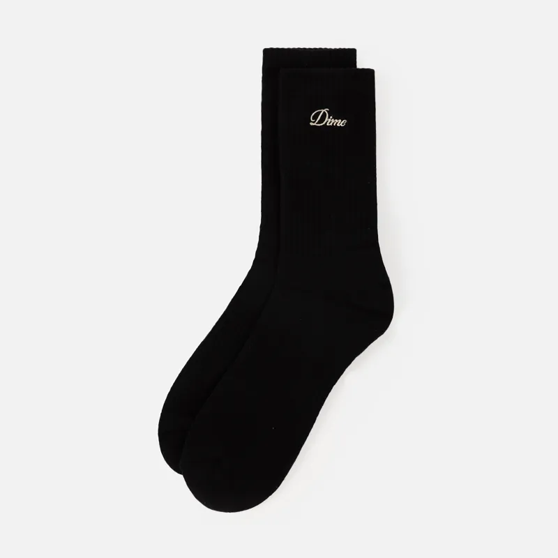 Dime Two Pack Long Socks - Black made by Dime
