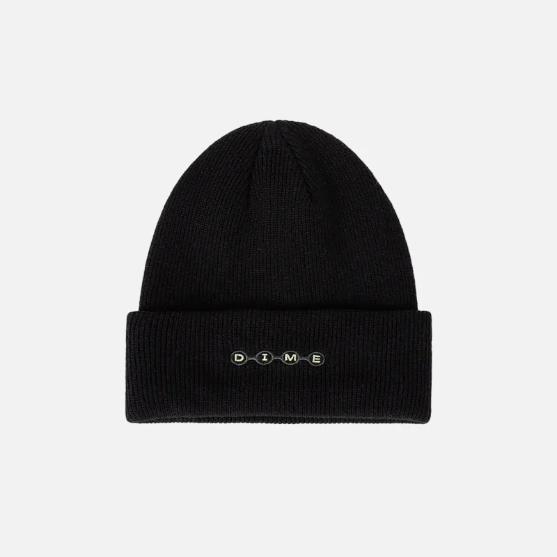 Dime Space Fold Beanie - Black made by Dime