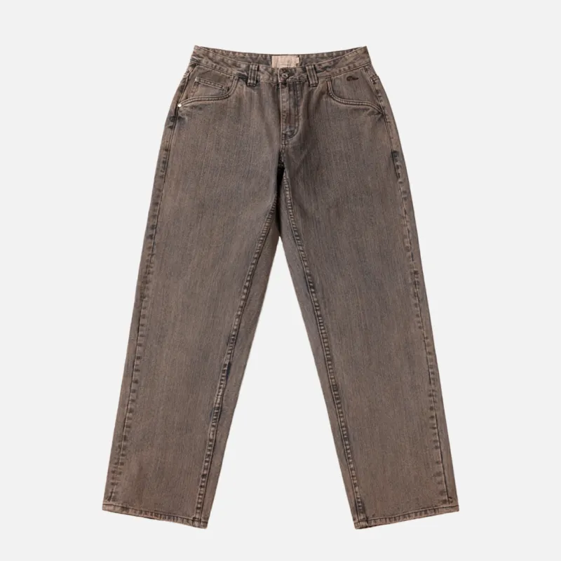 Dime Relaxed Denim Pants - Premium Brown made by Dime