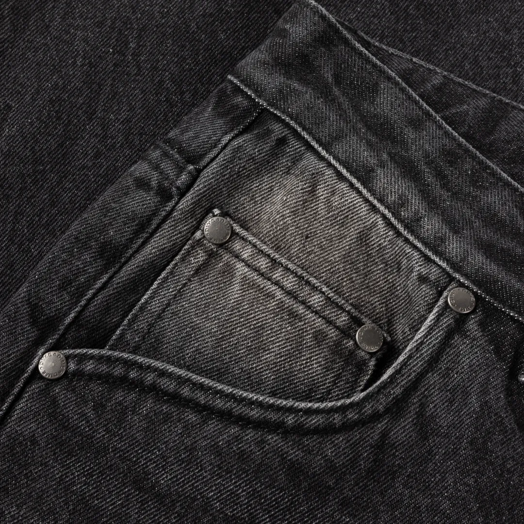 Dime Relaxed Denim Pants - Sandblasted Black sold by MENU product image thumbnail 4