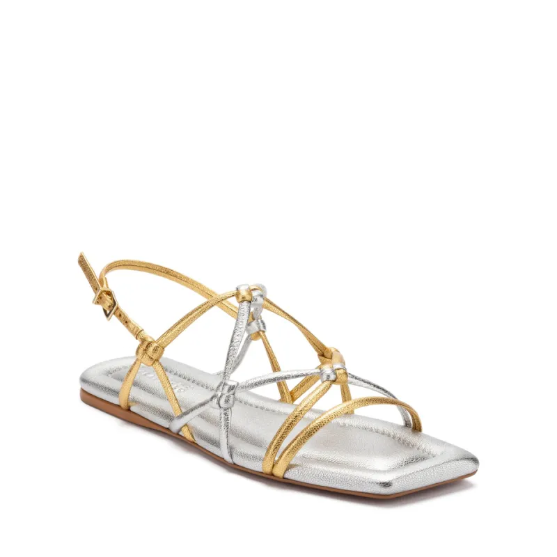 Camille Flat – Silver/Gold sold by MERCEDES CASTILLO