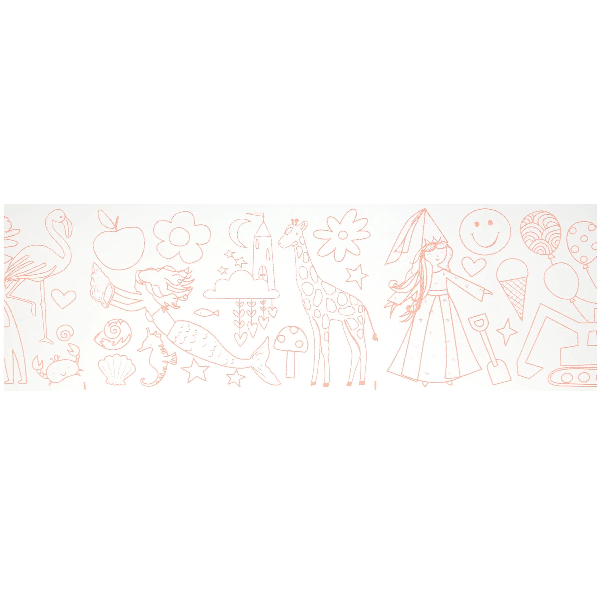 Happy Icons Coloring Roll sold by Meri Meri product image thumbnail 4