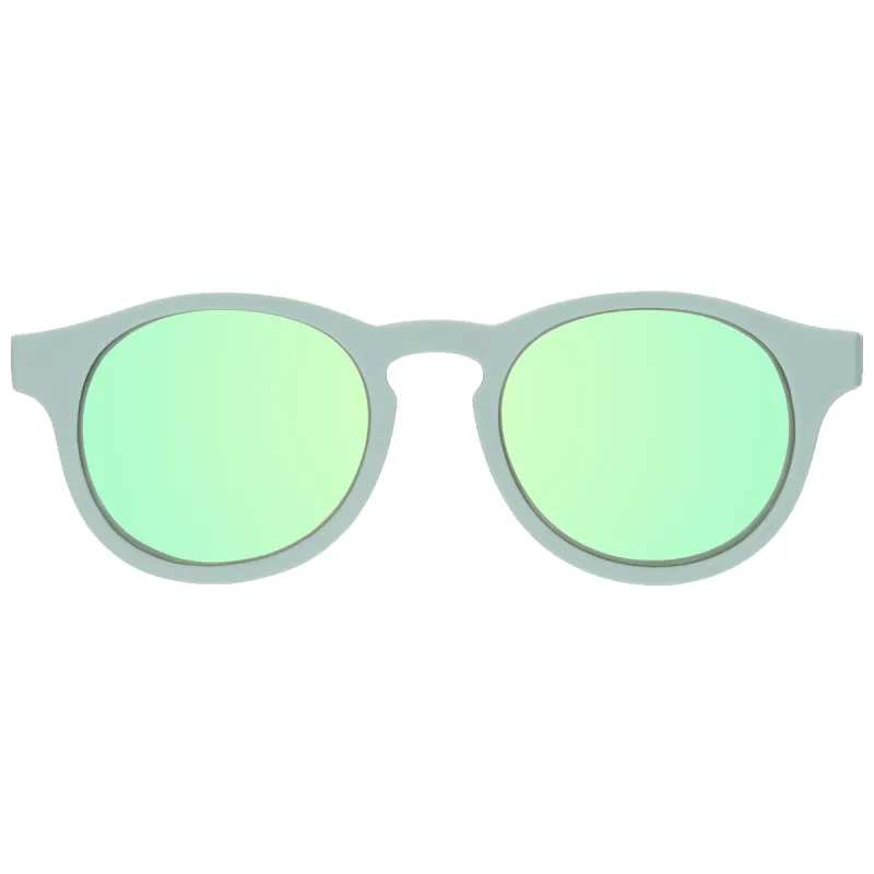 Seafoam Blue Keyhole Mirrored Lense Sunglasses sold by Meri Meri