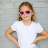 Frosted Pink Heart Mirrored Lense Sunglasses sold by Meri Meri