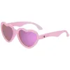 Frosted Pink Heart Mirrored Lense Sunglasses sold by Meri Meri