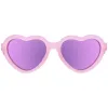 Frosted Pink Heart Mirrored Lense Sunglasses sold by Meri Meri