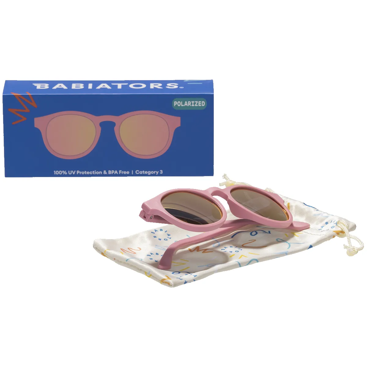 Pink Keyhole Mirrored Lense Sunglasses sold by Meri Meri product image thumbnail 4