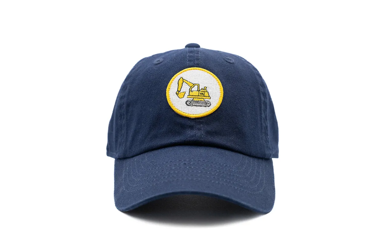 Navy Blue Construction Hat sold by Meri Meri