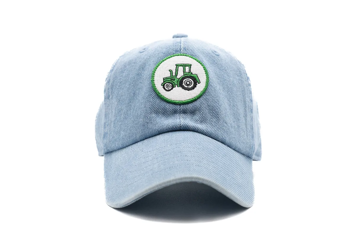 Denim Tractor Hat sold by Meri Meri
