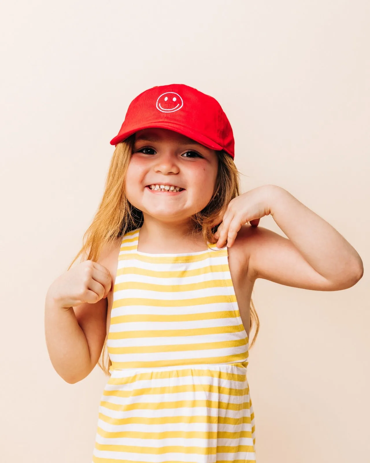 Coral Crush Smiley Face Hat sold by Meri Meri product image thumbnail 4