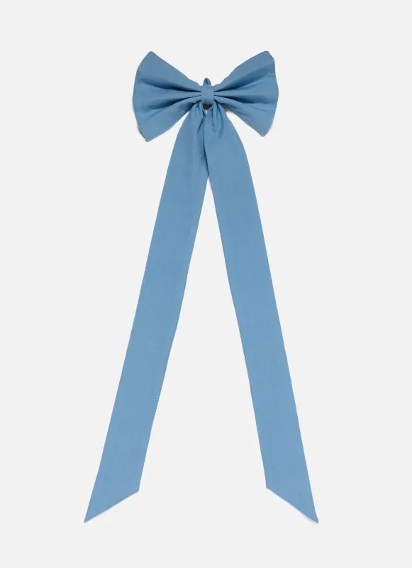 Solid Light Blue Fabric Bow sold by Meri Meri